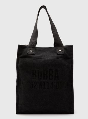 Cartera Long Tote Canvas Black