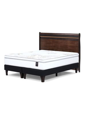 Cama Europea Art 4 2 Plazas Base Dividida Opera II + Respado