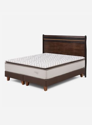 Cama Nest Opera II King Base Dividida + Respaldo
