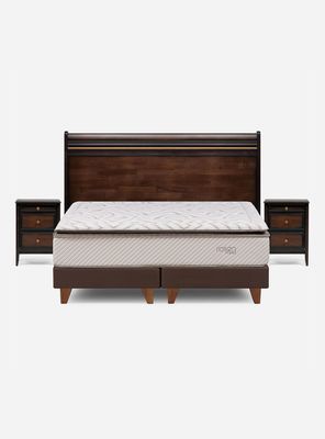 Imagen 2 del producto Cama Nest Opera II King Base Dividida + Respaldo + Veladores