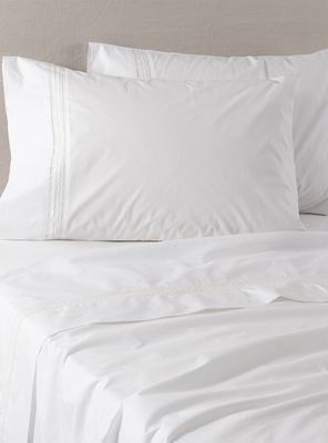 Sábanas 2 Plazas 200 Hilos Espiga Bordada