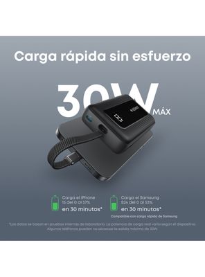 Imagen 2 del producto Batería Portátil Zolo 30W A1688H11 Negro
