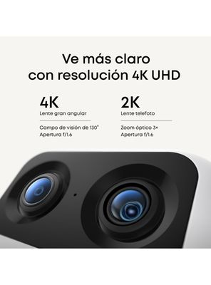 Imagen 2 del producto Cámara de Seguridad Interior Eufy S350 Blanco