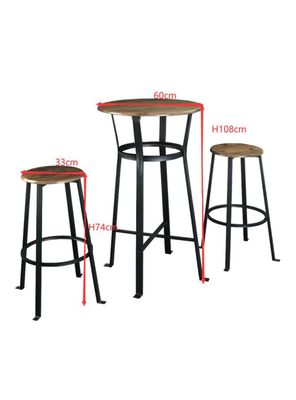 Imagen 2 del producto Juego de Comedor Murray 2 Banquetas