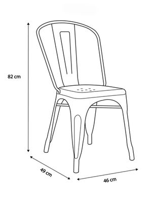Imagen 2 del producto Set de 2 Sillas Antique Blanco