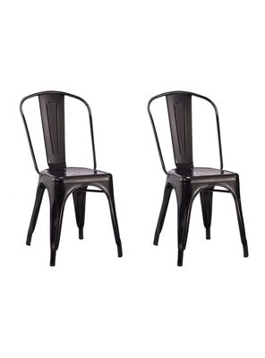 Set de 2 Sillas Antique Negro