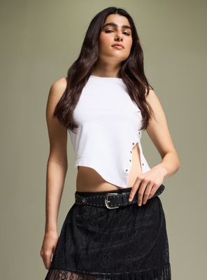 Imagen 2 del producto Cinturón Aplicación Corazones Suede y Aluminio