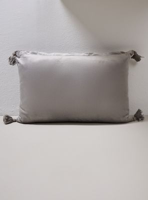 Imagen 2 del producto Cojín Velvet Bordado Gris 35x50 cm