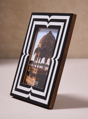 Imagen 2 del producto Marco Fotos Rayas Byn 10 x 15