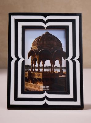 Imagen 2 del producto Marco Fotos Rayas Byn 10 x 15