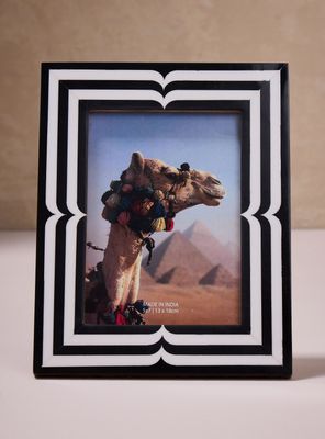 Imagen 2 del producto Marco Fotos Rayas Byn 13x18 cm