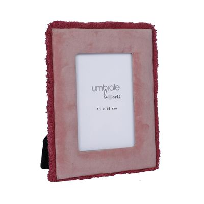 Imagen 2 del producto Marco Fotos Velvet Flecos Rosa 13x18 cm