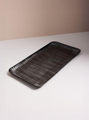 Imagen 1 del producto Bandeja Negra Wabi Sabi 37x19 cm