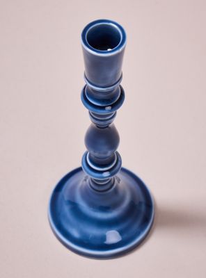 Imagen 2 del producto Candelabro Azul Ecléctica 9x9x22 cm