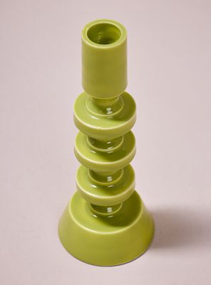 Imagen 2 del producto Candelabro Verde Limón Ecléctica 8x8x20 cm