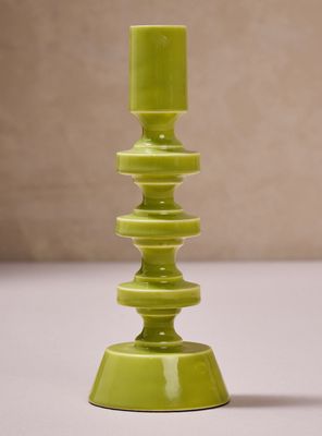 Imagen 1 del producto Candelabro Verde Limón Ecléctica 8x8x20 cm
