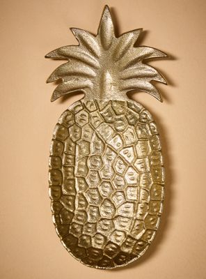 Imagen 2 del producto Plato Decorativo Piña 34x16x3 cm