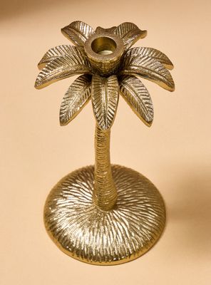 Imagen 2 del producto Candelabro Palmera Dorado S