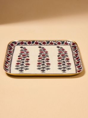 Imagen 2 del producto Plato Cuadrado Arboles 20x20 cm