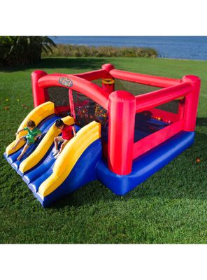 Imagen 2 del producto Juego Inflable Triple Juego 5x4 Azul y Rojo