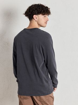 Imagen 2 del producto Polera Manga Larga Acid Wash Algodón