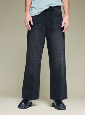 Imagen 1 del producto Jeans Negros corte en la Pierna