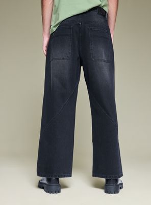 Imagen 2 del producto Jeans Negros corte en la Pierna