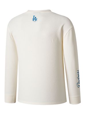 Imagen 2 del producto Polera Manga Larga Embroidery Waffle Loose Fit