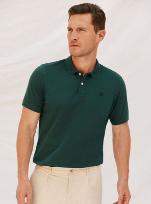 Polera Cuello Polo Básico Piqué