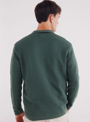 Imagen 2 del producto Chaleco Estructura Color Puños y Bajo Lisos