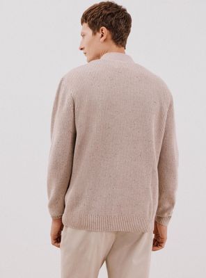 Imagen 2 del producto Chaleco Algodón Punto Perlado Cierre Cremallera