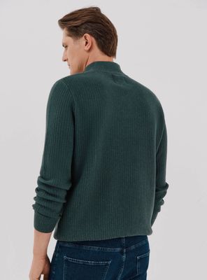 Imagen 2 del producto Chaleco Algodón Estructura Cuello Alto con Botones