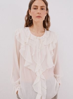 Blusa Volante Delantero