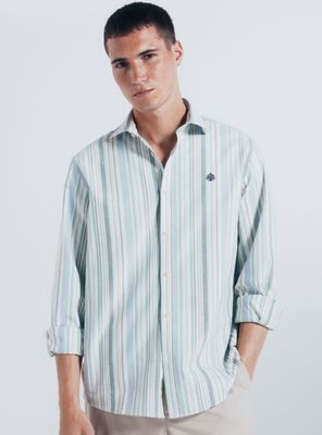 Imagen 1 del producto Camisa Oxford Ligero Rayas Regular Fit