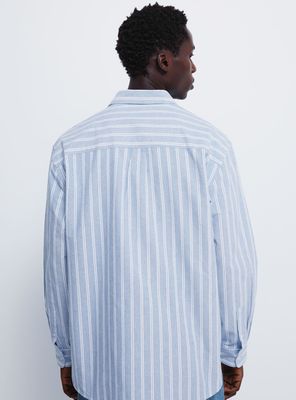 Imagen 2 del producto Camisa Manga Larga Oxford Rayas y Bolsillos