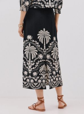 Imagen 2 del producto Falda Recta Estampada