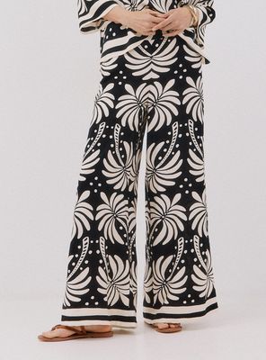 Pantalón Ancho Estampado