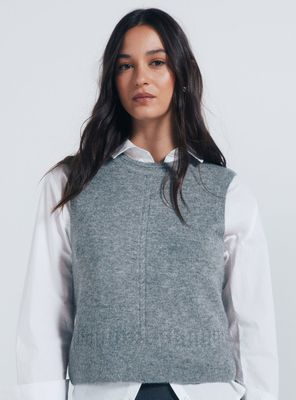 Chaleco Punto Trenzas