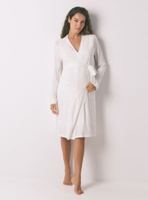 Bata Larga Maternity Clásico
