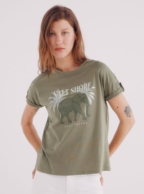 Imagen 1 del producto Polera Gráfica Manga Botón