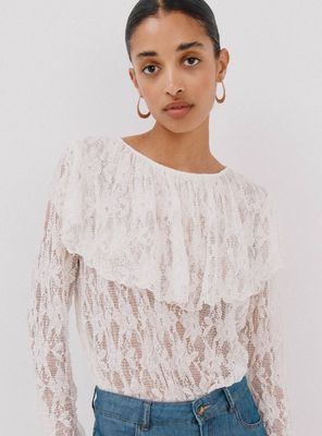 Imagen 1 del producto Top Encaje Volante