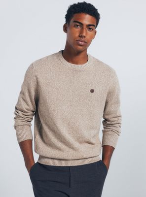 Chaleco Cuello Redondo Liso Fantasía Torzal