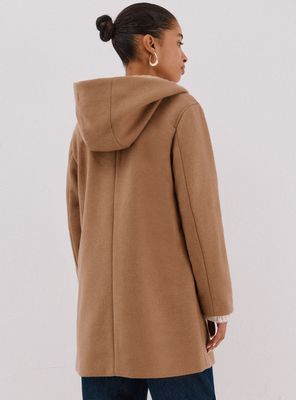 Imagen 2 del producto Abrigo Paño Capucha Color