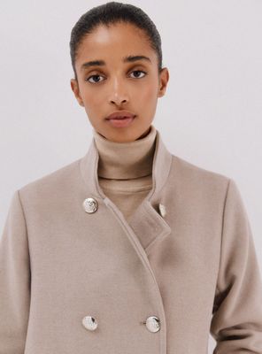 Imagen 2 del producto Abrigo Doble Cruce Botón Dorado