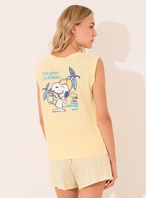 Imagen 2 del producto Pijama Corto Algodón Limones Snoopy