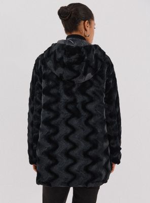 Imagen 2 del producto Parka Acolchada Reversible Efecto Pelo