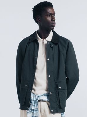 Parka Corta Cuello Pana