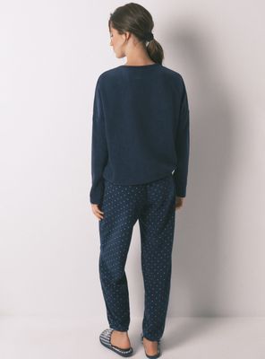 Imagen 2 del producto Pijama Largo Polar Smileyworld® Navy