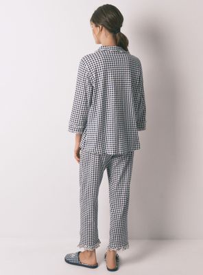 Imagen 2 del producto Pijama Camisero Largo Algodón Vichy