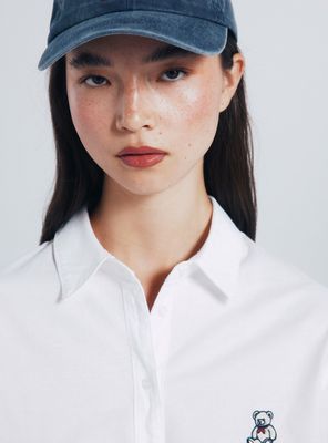 Imagen 2 del producto Camisa Oversized Bordado Osito